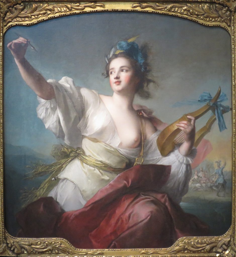 Bức tranh sơn dầu 'Terpsichore' của Jean-Marc Nattier, năm 1739