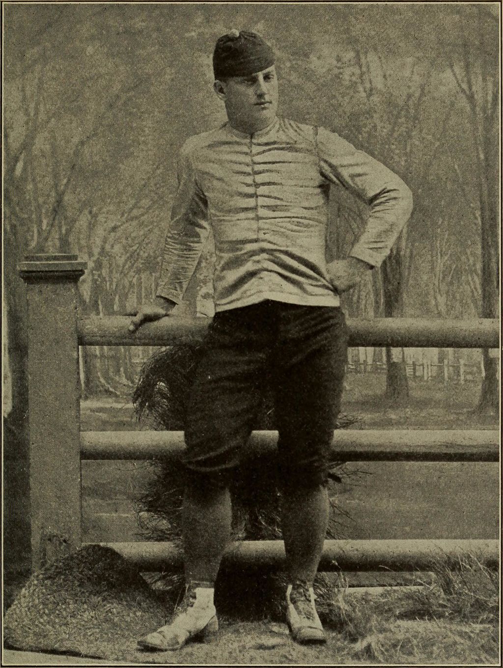 Remington trong bộ đồng phục bóng đá